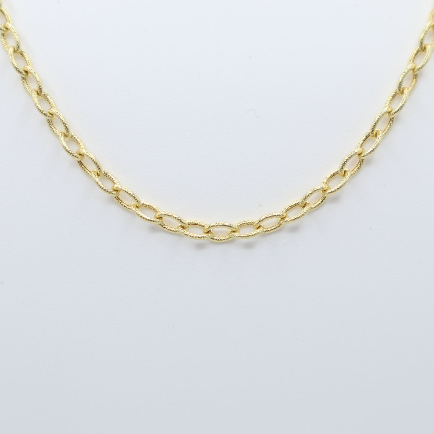 Gold Oval Link Chain 20"