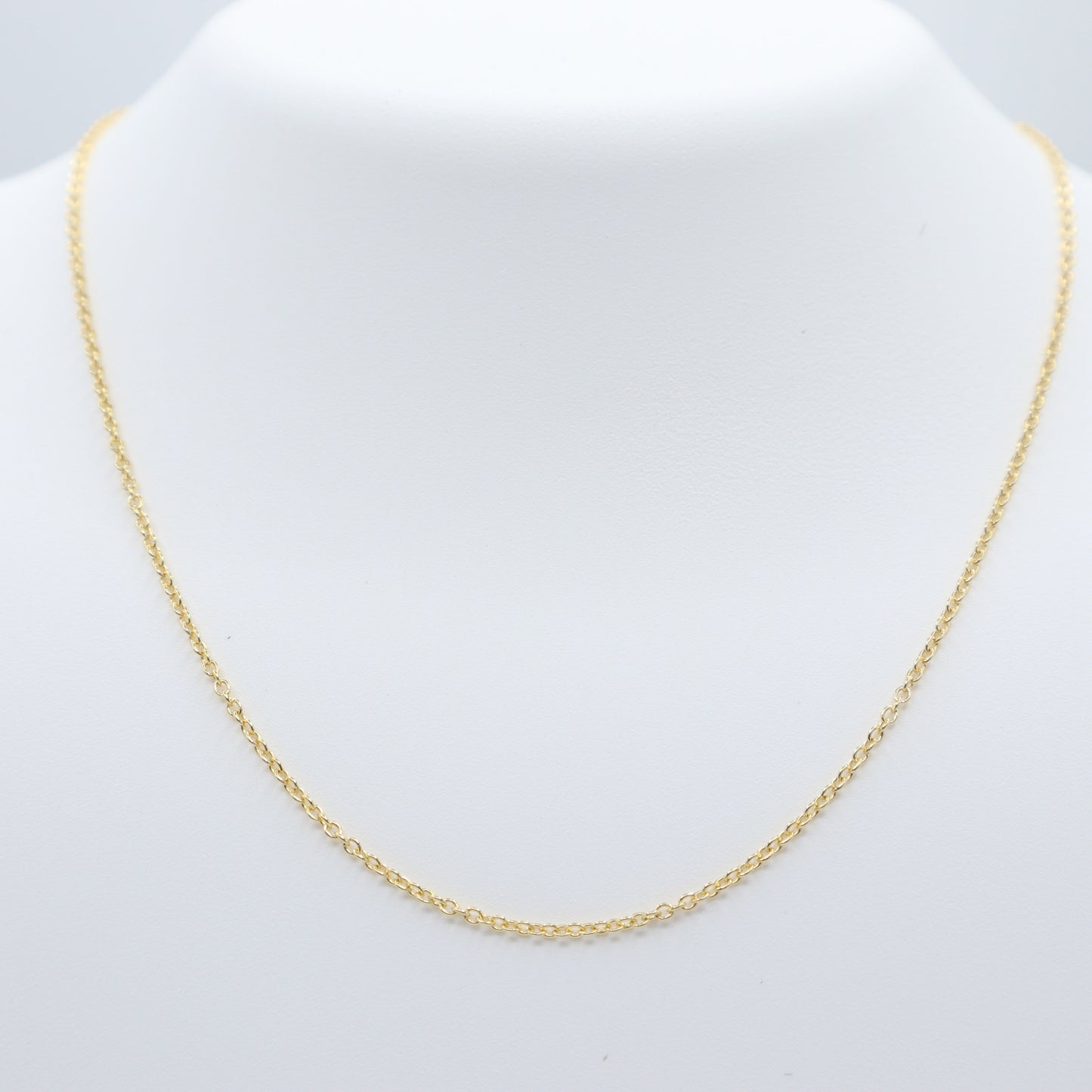 Gold Cable Chain 18"