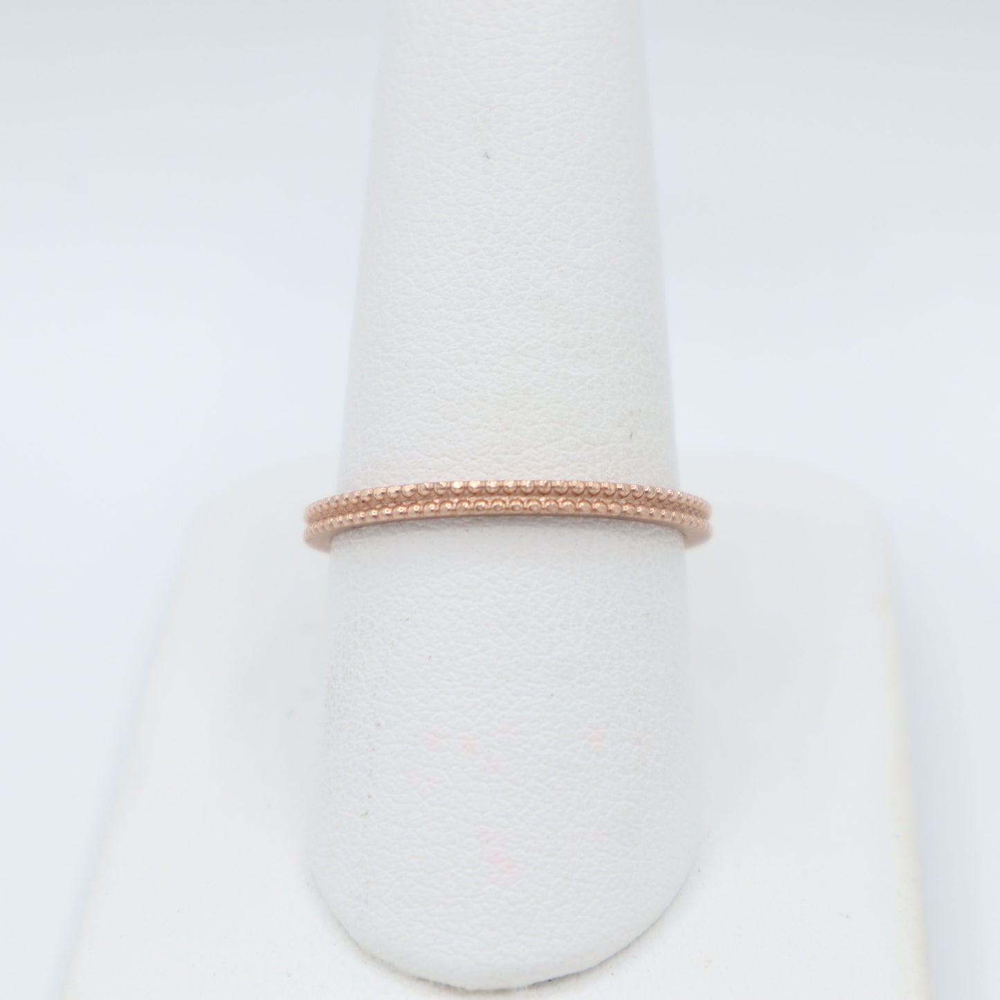 Rose Gold Beaded Band