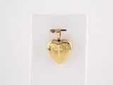 14K Yellow Gold-Plated Sterling Silver Cross Heart Locket