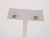 14K Yellow 1/2 CTW Natural Diamond Earrings