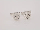 Sterling Silver Fleur De Lis Cuff Links