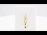 14K Yellow Gold WWJD Charm/Pendant