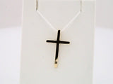 14K Yellow 21.7x13.5 mm Cross Pendant