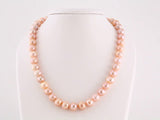 Sterling Silver Cultured Pink Freshwater Pearl 18" Necklace