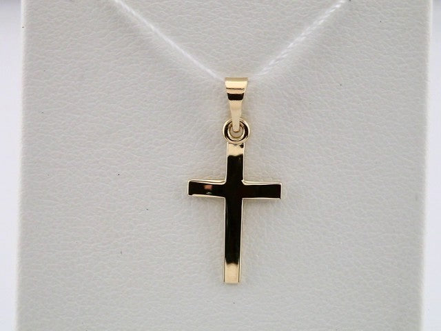 14K Yellow 17x11.5 mm Cross Pendant