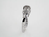 14K White 1/5 CTW Natural Diamond Ring Wrap