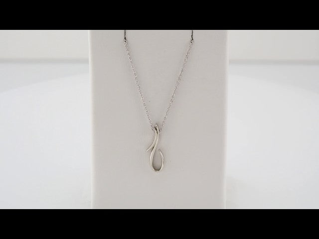 Sterling Silver Freeform 16-18" Necklace