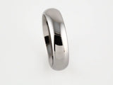 Tungsten 6 mm Comfort-Fit Half Round Band Size 7.5