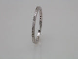 14K White 1/10 CTW Natural Diamond Anniversary Band Size 6