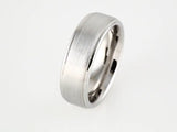 Cobalt 8 mm Satin Finish Ridged Band 13