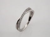 Platinum 1/5 CTW Natural Diamond Criss-Cross Ring