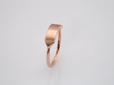 14K Rose Gold 19.7x5 mm Geometric Signet Ring
