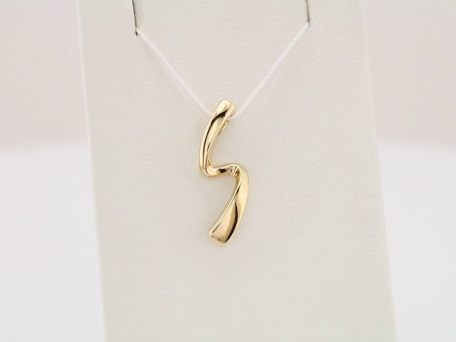 14K Yellow Freeform Pendant