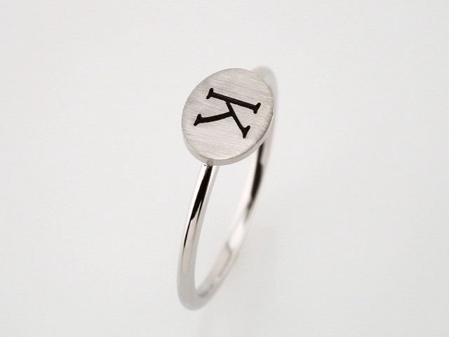 Continuum Sterling Silver Be Posh® Engravable Signet Ring