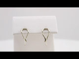 Sterling Silver Freeform Earrings