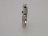 14K White .06 CTW Natural Diamond Anniversary Band Size 6