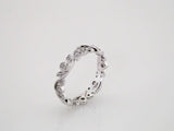 14K White 1/4 CTW Natural Diamond Eternity Band Size 7