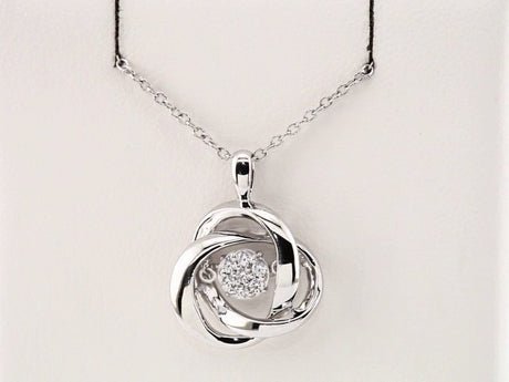 Sterling Silver 1/10 CTW Natural Mystara Diamonds® 18" Necklace