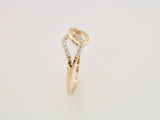 14K Yellow .08 CTW Natural Diamond Ring