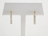 14K Yellow Gold 1 1/8 CTW Natural Diamond Inside-Outside Hinged 18.5 mm Hoop Earrings
