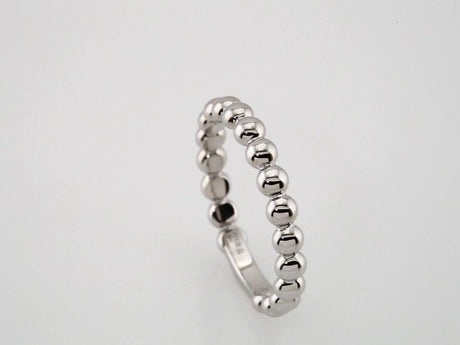 Sterling Silver 3 mm Stackable Beaded Ring