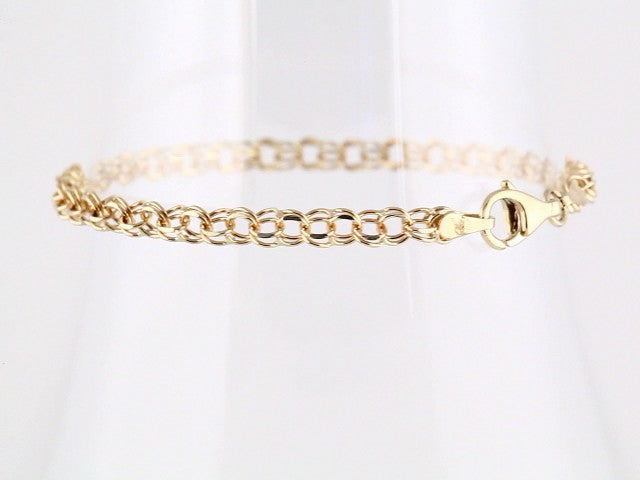 14K Yellow 3.75 mm Cable 7" Chain
