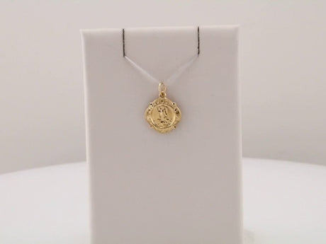 14K Yellow 12 mm St. Raphael Medal