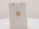 14K Yellow 12 mm Scapular Medal
