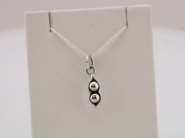 Sterling Silver Two Peas in a Pod Charm