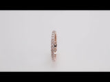 14K Rose 1/2 CTW Natural Diamond Eternity Band