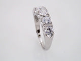 14K White 4.5 mm Round Forever One™ Lab-Grown Moissanite
Anniversary Band