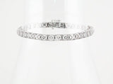 14K White 1/2 CTW Natural Diamond Line 7" Bracelet