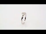 Sterling Silver Oval Signet Ring