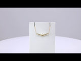 14K Yellow Gold Cultured White Akoya Pearl V 18" Necklace