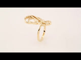 14K Yellow Freeform Ring