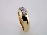 14K Yellow/White 1/4 CTW Natural Diamond Ring