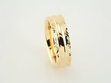 14K Yellow Gold 6 mm Design-Engraved Comfort-Fit Band Size 5.5