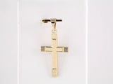 14K Yellow 18X12 mm Cross Pendant