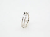 14K White  1/2 CTW Natural Diamond Ring Guard