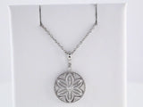 Sterling Silver .04 CTW Natural Diamond 18" Necklace