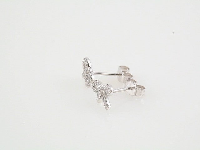 14K White 1/5 CTW Natural Diamond Earrings