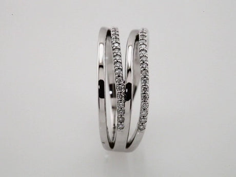 14K White Gold 1/4 CTW Natural Diamond Ring