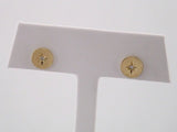 14K Yellow .02 CTW Natural Diamond Earrings