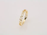 14K Yellow Gold Heart Ring