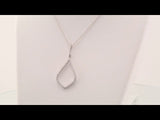 14K White Gold 1/4 CTW Natural Diamond 18" Necklace