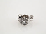 14K White Gold 1/2 CTW Natural Diamond Halo-Style Earrings
