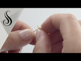 14K Yellow Gold-Filled 1 mm Adjustable Threader Box 16-22" Chain