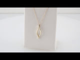 14K Yellow Freeform 16-18" Necklace