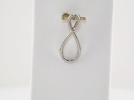 14K White Freeform Pendant